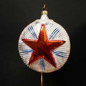 Christopher Radko 1996 Big Star Ornament 96-219-0 Rare Vintage OOP
